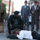 Rock (Michael Kenneth Williams), Biggs (Marc Evan Jackson) and Donwelly (Steve Tom) in the, um, desert (Katrina Marcinowski/IFC)